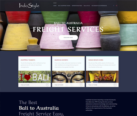 IndoStyle - website by Coffs Harbour Web Designer